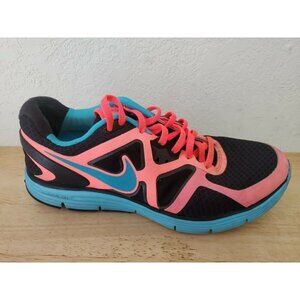 No INSOLES NIKE Lunarglide 3 Women's sz 8 Running Black/Neon/White 480195-991